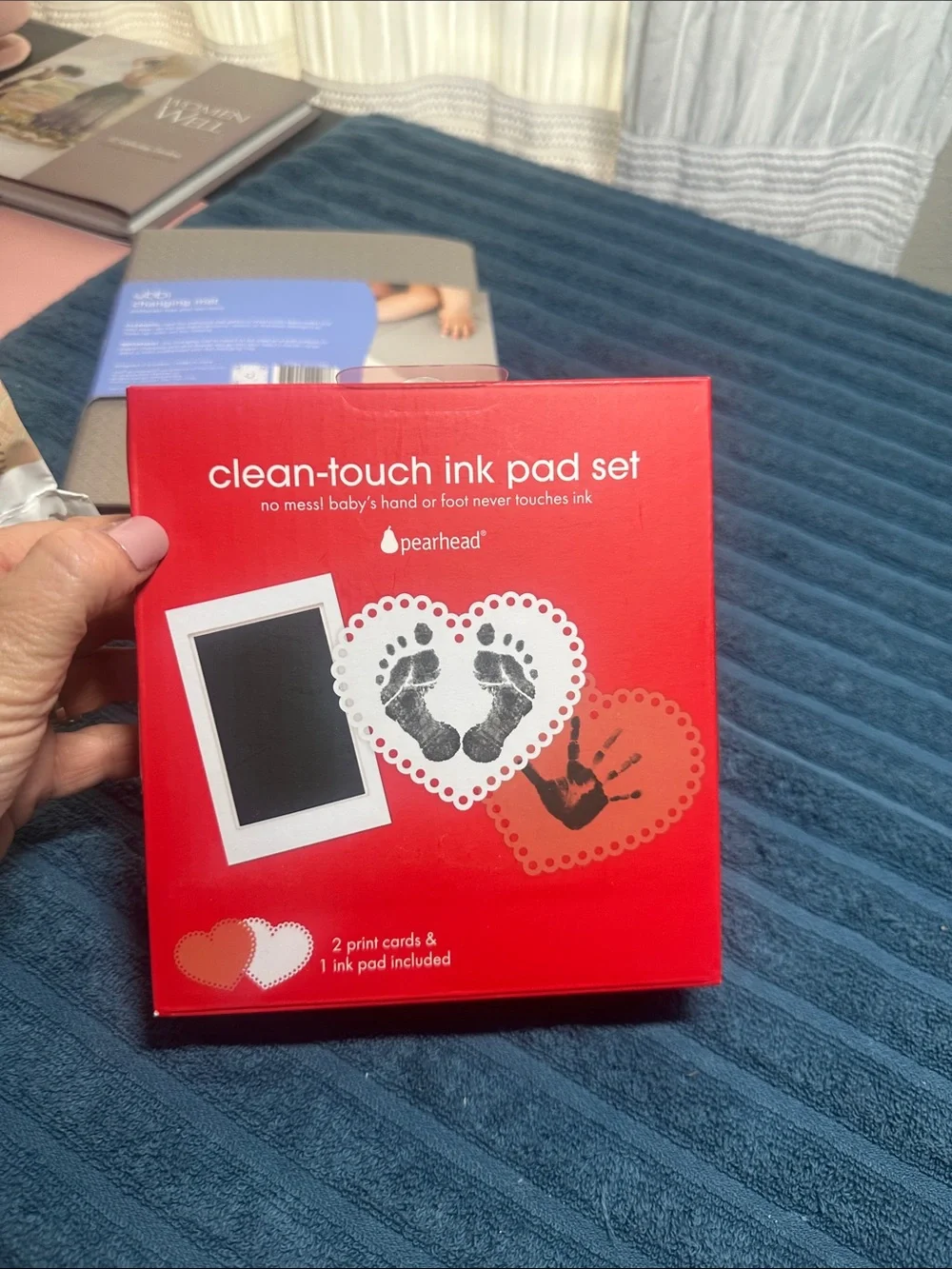 Pampers Clean & Calm Cotton Blossom Baby Wipes,ubbi changing mat&hand/footprint